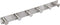 Wall Mounted Coat Rack with Stainless Steel Metal Hooks, Adhesive & Screw-in, 6 Round Hangers for Hanging Towels Clothes