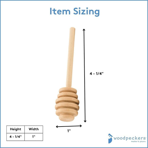 Wooden Honey Dipper Sticks, Honey Comb Wand Stirrers for Tea, Honeycomb Dripper Stir Spoons, Wood Dabber Combs Drizzler