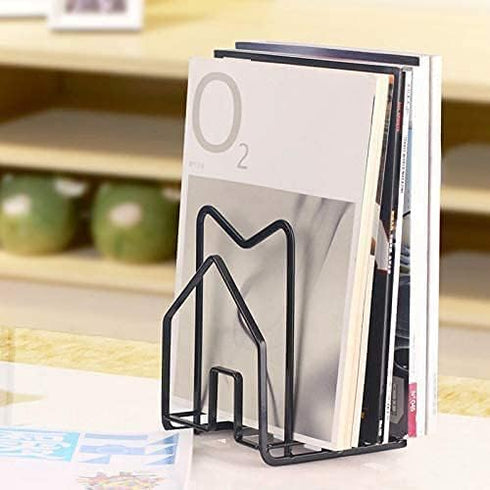 LINFIDITE Cutting Board Holder, Kitchen Countertop Organizer for Chopping Boards and Pot Pan Lids (Black)