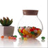 500 Ml Round Clear Glass Storage Jar with Cork Stopper, 17 Fl Oz