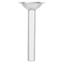 Oumefar Sausage Stuffer Tubes, Stainless Steel Filling Tube, Manual Wide Mouth Funnels for Meat Grinder Accessory