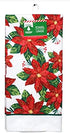 Poinsettia 5 Piece Christmas Kitchen Linen Bundle with 2 Dish Towels, 2 Potholders, and 1 Oven Mitt