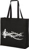 Large Gusseted Canvas Music Tote - Perfect Piano Bag for Books & More
