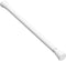 AIZESI White Adjustable Tension Curtain Rod 16 to 26 Inch, 7/8” Diameter for Window and Closet
