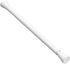 AIZESI White Adjustable Tension Curtain Rod 16 to 26 Inch, 7/8” Diameter for Window and Closet