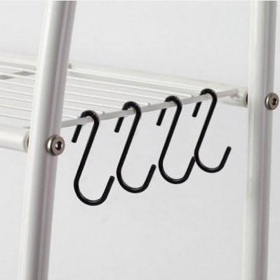 Gutapo 24 Pack Black S Shaped Hooks, Small Hanging Hangers for Bathroom Bedroom Office Kitchen Garden