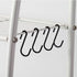Gutapo 24 Pack Black S Shaped Hooks, Small Hanging Hangers for Bathroom Bedroom Office Kitchen Garden