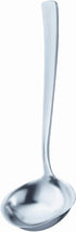 Roesle Stainless Steel Sauce Ladle, Flat Handle, 1.7-Ounce