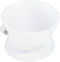 Segarty Pour Over Coffee Dripper, 1 Set White Collapsible Silicone Dripper with Storage Bag, Single Cup Slow Brewer