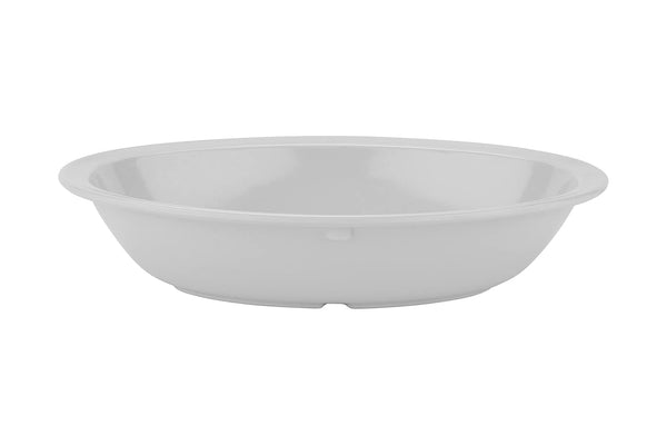 G.E.T. DN-332-W-EC 32 oz. Oval Rimmed Melamine Bowls, White, Pack of 4 for Serving
