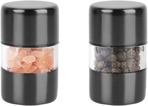 T-mark Premium Sea Salt and Pepper Grinder Set - Spice Mill with