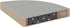 9.8"x9.8"x1.5" vidaXL Floating Corner Shelf, Gray, Honeycomb MDF and Metal Construction, Invisible Mounting System