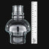 B&P Lamp Glass Hooded Chimney for Oil and Kerosene Lamps, 3 by 7 Inches, Clear