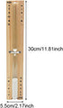 Sauna Hourglass Sand Timer, Beech Wood 15 Minutes Accurate Hour-Glass, Rotating Wooden Hour Glass (White Sand)