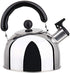 Stainless Steel Stovetop Whistling Tea Classic Teapot - 2 Liter, Ergonomic Handle, Works on Induction