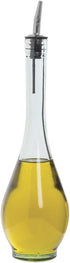 H931 16 Oz. TableCraft Siena Green Tint Glass Oil Bottle