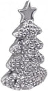 MARIPOSA DOTTY CHRISTMAS TREE NAPKIN WEIGHT | SILVER | HANDMADE IN MEXICO | RECYCLED SANDCAST ALUMINUM