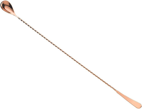 Barfly Japanese Style Copper Standard Bar Spoon - 17 1/8" (43.5 cm)