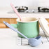 2 In 1 Kitchen Ladle Soup Pan Spoon with Filter Strainer, Blue