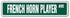 French Horn Player Street Sign, Band Music Melody Lessons Teacher | Indoor/Outdoor | 36" Wide