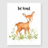 Bestbuddy Pet Set of 6 Unframed Woodland Animals Art Prints (8X10) for Kids Baby Girl Room Decor