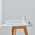 12 Inch 1.5mm Frosted Round Table Cover Protector, Thick Plastic Desk Protector Mat, Round Waterproof PVC Desk Cover