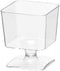 Party Essentials Mini Disposable Plastic Small Portion Ice Cream/Dessert/Yogurt/Parfait Sample Tasting Kit,