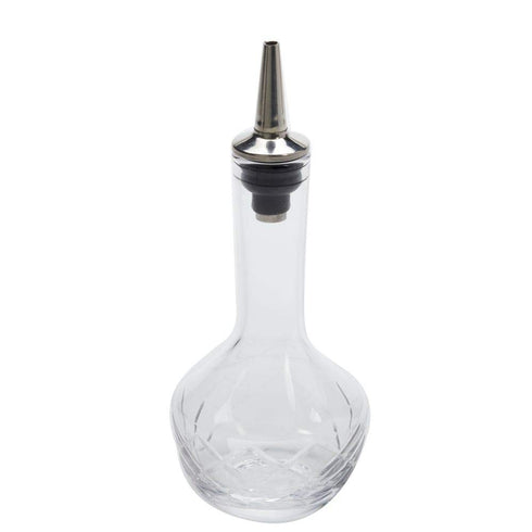 American Metalcraft BBC2 Glass Bitters Bottle, Diamond, 4-Ounces