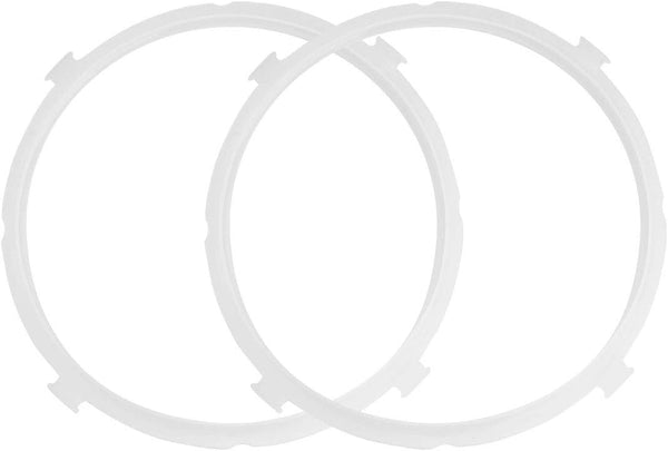 uxcell Silicone Gasket Sealing Ring for Electric Cookers, 8.7 Inch Inner Diameter, Fits 5/6 QT Models, Set of 2