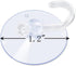 AQUANEAT 20 Packs Clear Suction Cups 1.2/1.8 Inch Sucker Pads with Hooks for Home Organization Decoration