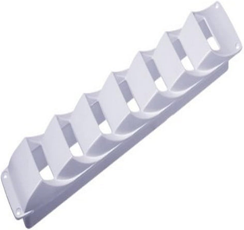 38535 White Low Profile Louvered Vent, 7-2-5