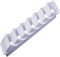 38535 White Low Profile Louvered Vent, 7-2-5