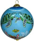Collectible Handpainted Aloha Hawaii Ornament Kissing Turtles and Dolphins NKD/H