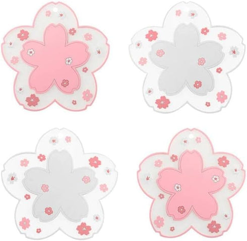 Sakura Coasters Set of 4 Kawaii Cup Mat Anti-Skid Pot Bowl Pad