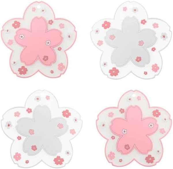 Sakura Coasters Set of 4 Kawaii Cup Mat Anti-Skid Pot Bowl Pad