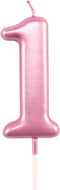 1st Birthday Candle, Happy Birthday Number One Candles for Cake Topper Decoration for Kids and Adults, Numeral 1