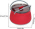 Folding Saucepan, Camp Cookware Hiking Silicone Folding Saucepan Water Kettle With Lid Cookware Travel Camping Pot(Red) by HYUS