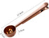 Skingwa 20ml Rose Gold Coffee Scoop with Bag Clip, Multi-Function Milk Powder Measuring Spoon