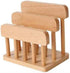 Beech Wooden Dual Cutting Board Rack - Chopping Board Organizer Stand Holder for Kitchen