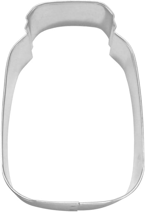 Mason Jar 4.5 Inch Cookie Cutter - Tin Plated Steel from The Cookie Cutter Shop, Made in the USA