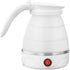 Travel Collapsible Electric Kettle, Portable Silicone Heating Water Boiler for Fast Boiling with Separable Power Cord
