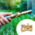 Xiny Tool Heavy Duty Brass Garden Hose Shut Off Valve, 3/4 Inch Solid Brass with 4 Extra Rubber Washers