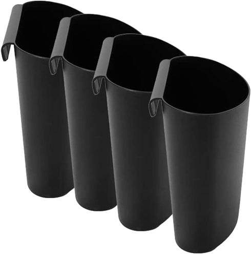 NUOBESTY Hanging Cup Holder Utility Rolling Cart Organizer, 4Pcs Makeup Pencil Holder for Art Craft Supplies Storage