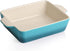 Sweejar Ceramic Baking Dish, Rectangular Small Baking Pan with Double Handles, 22OZ for Brownie, Kitchen, 6.5 x 4.9 x