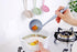 2 In 1 Kitchen Ladle Soup Pan Spoon with Filter Strainer, Blue