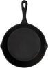 Restaurantware Met Lux 7.75 Inch Cast Iron Skillet - Pre-Seasoned Fry Pan with Handle and Pour Spouts for Cooking