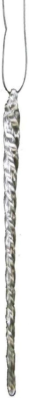 Kurt Adler Glass Icicle Christmas Ornaments, 12 Piece