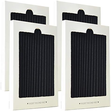 Carbon Activated Refrigerator Air Filter Replacement for Frigidaire and Electrolux, 4 Pack
