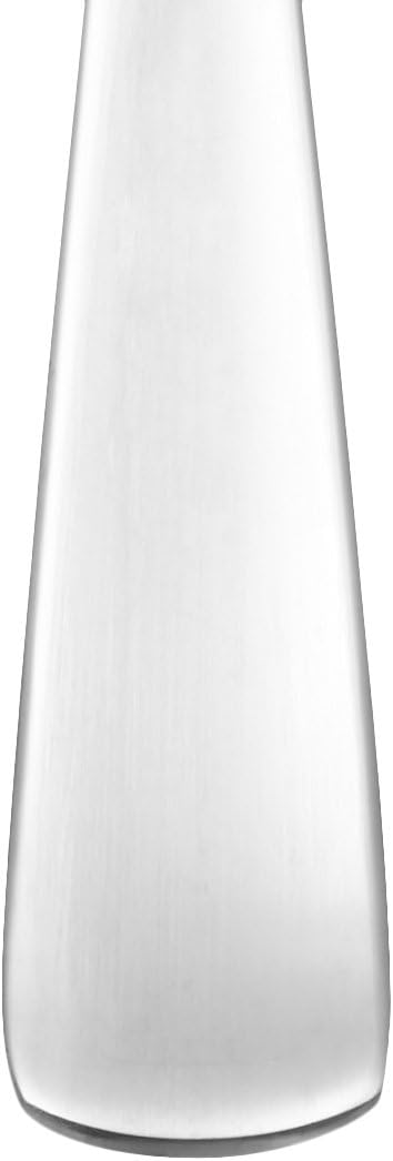 Amazon Basics 20-Piece Stainless Steel Flatware Set with Square Edge, Service for 4