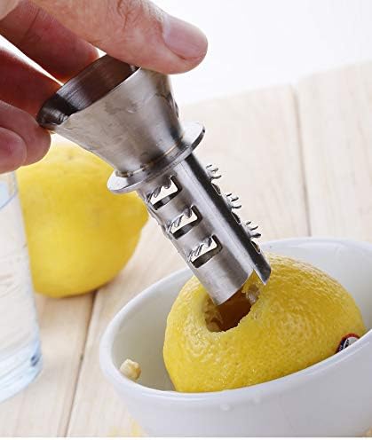 Citrus Lemon Juicer Squeezer - Hand Press Stainless Steel Manual Reamer for Fresh Juice